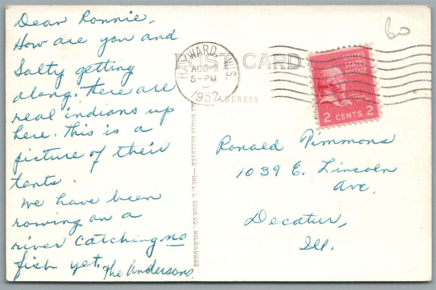 NATIVE AMERICAN CHIPPEWA CHIEF JR. HAYWARD WI VINTAGE REAL PHOTO POSTCARD RPPC