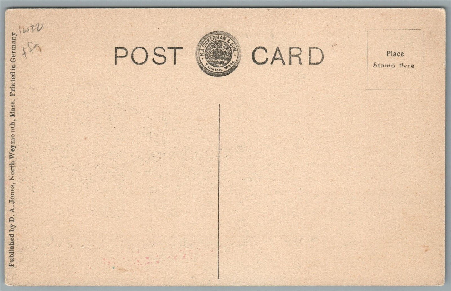 NORTH WEYMOUTH MA COTTAGES ANTIQUE POSTCARD
