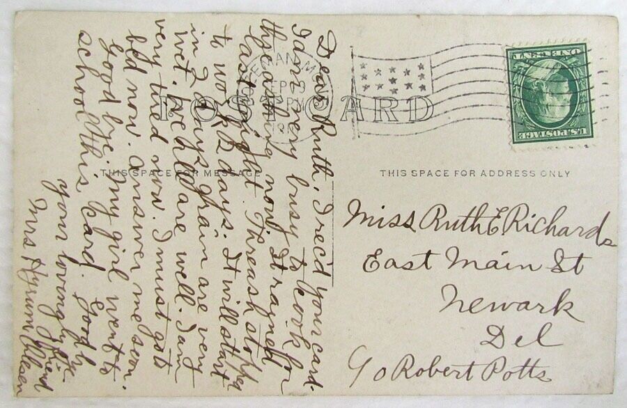 BOZEMAN MONTANA RPPC ANTIQUE REAL PHOTO POSTCARD