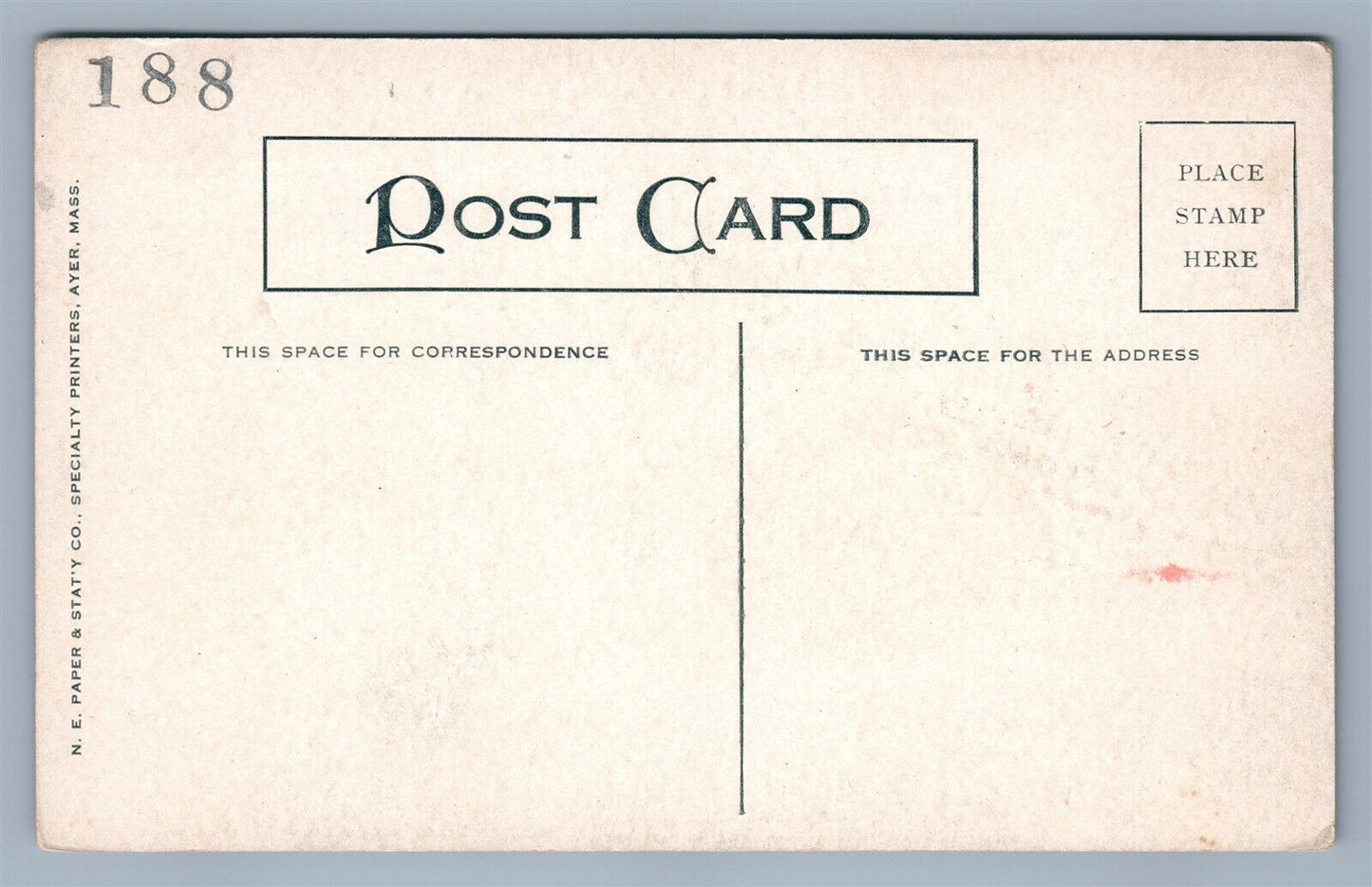 MARLBORO MA RICE & HUTCHINS MAIN STREET SHOP ANTIQUE POSTCARD