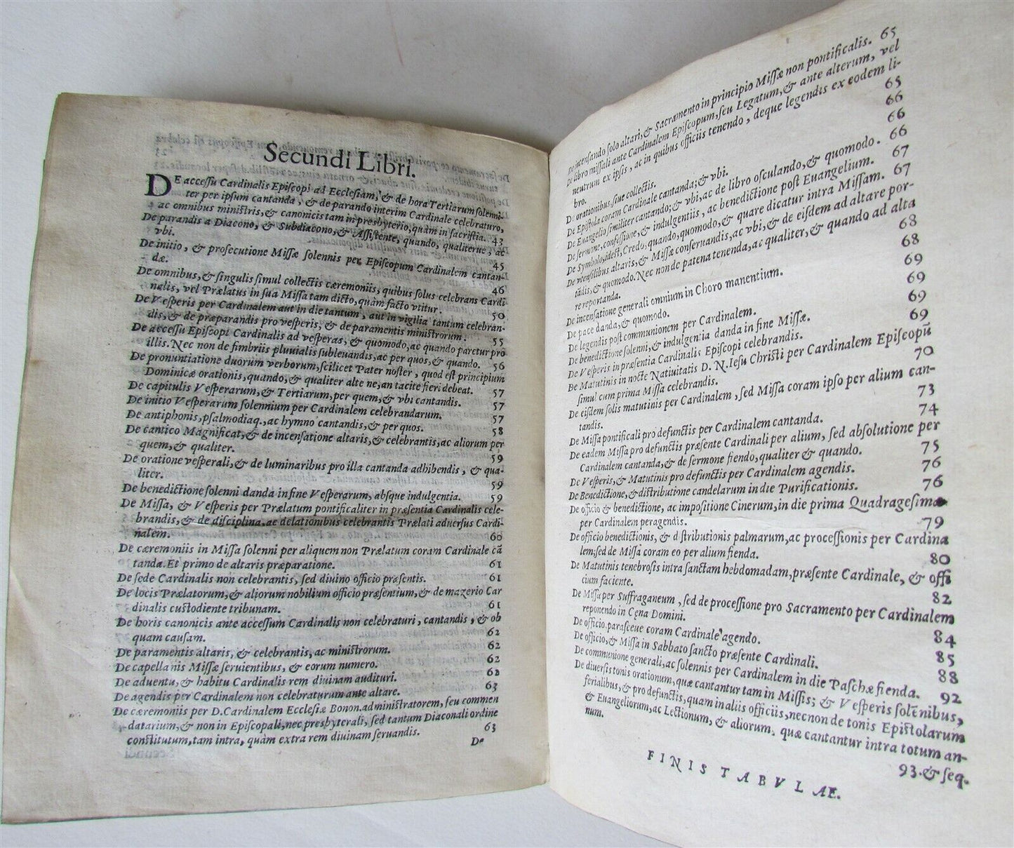 1582 PARIDIS CRASSI BONONIENSIS antique VELLUM BOUND 16th century