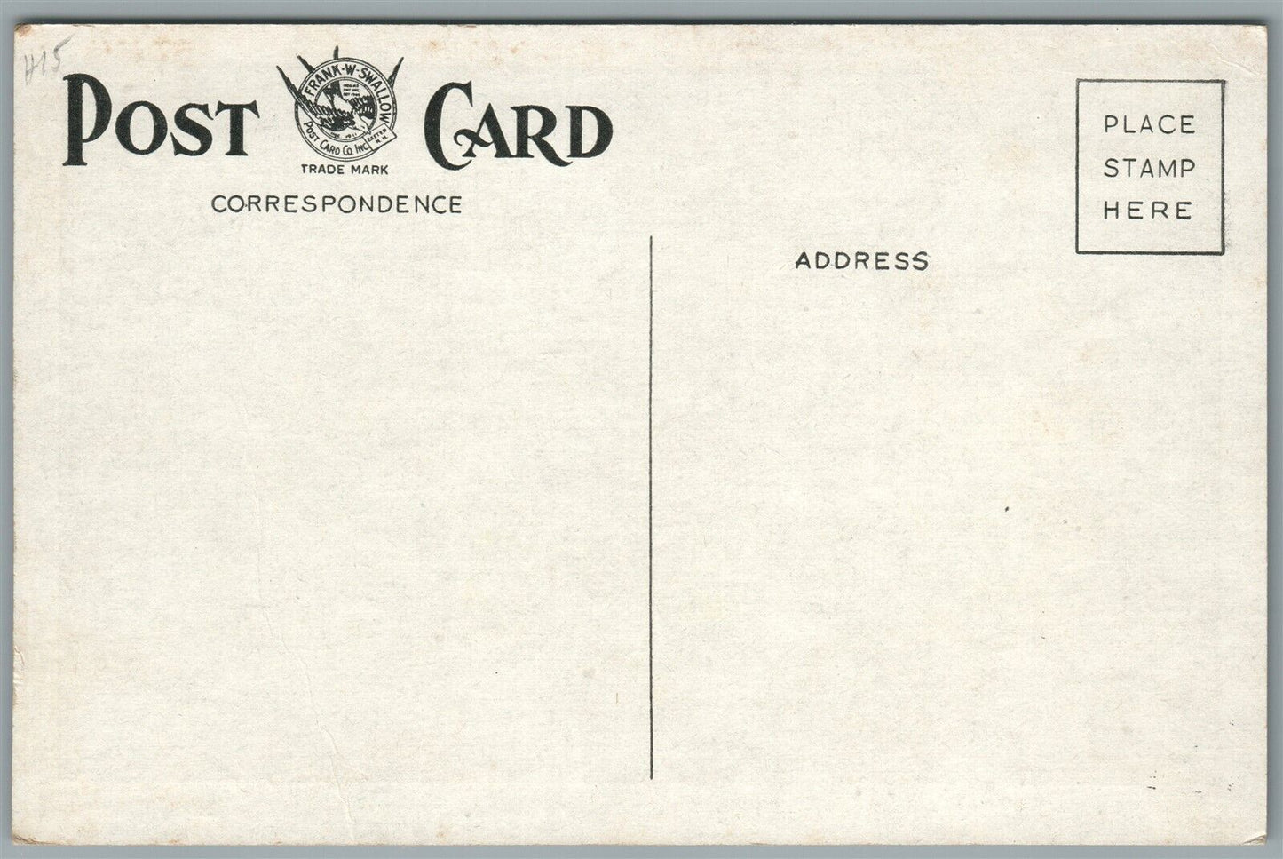 PEPPERELL MA HIGH SCHOOL ANTIQUE POSTCARD