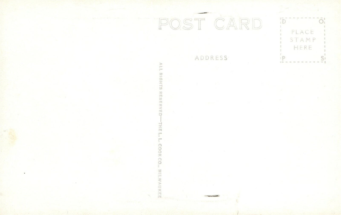 PALM BEACH FL LAKE SHORE VINTAGE REAL PHOTO POSTCARD RPPC