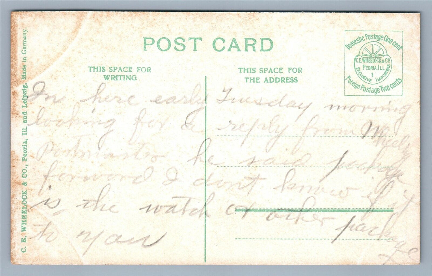 HUNTINGTON W.Va US GOVERNMENT BUILDING & POST OFFICE ANTIQUE POSTCARD