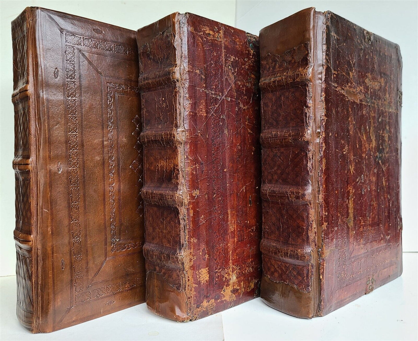 1495 INCUNABULA BIBLE 3 FOLIO VOLUMES COMPLETE antique ILLUSTRATED BIBLIA LATINA