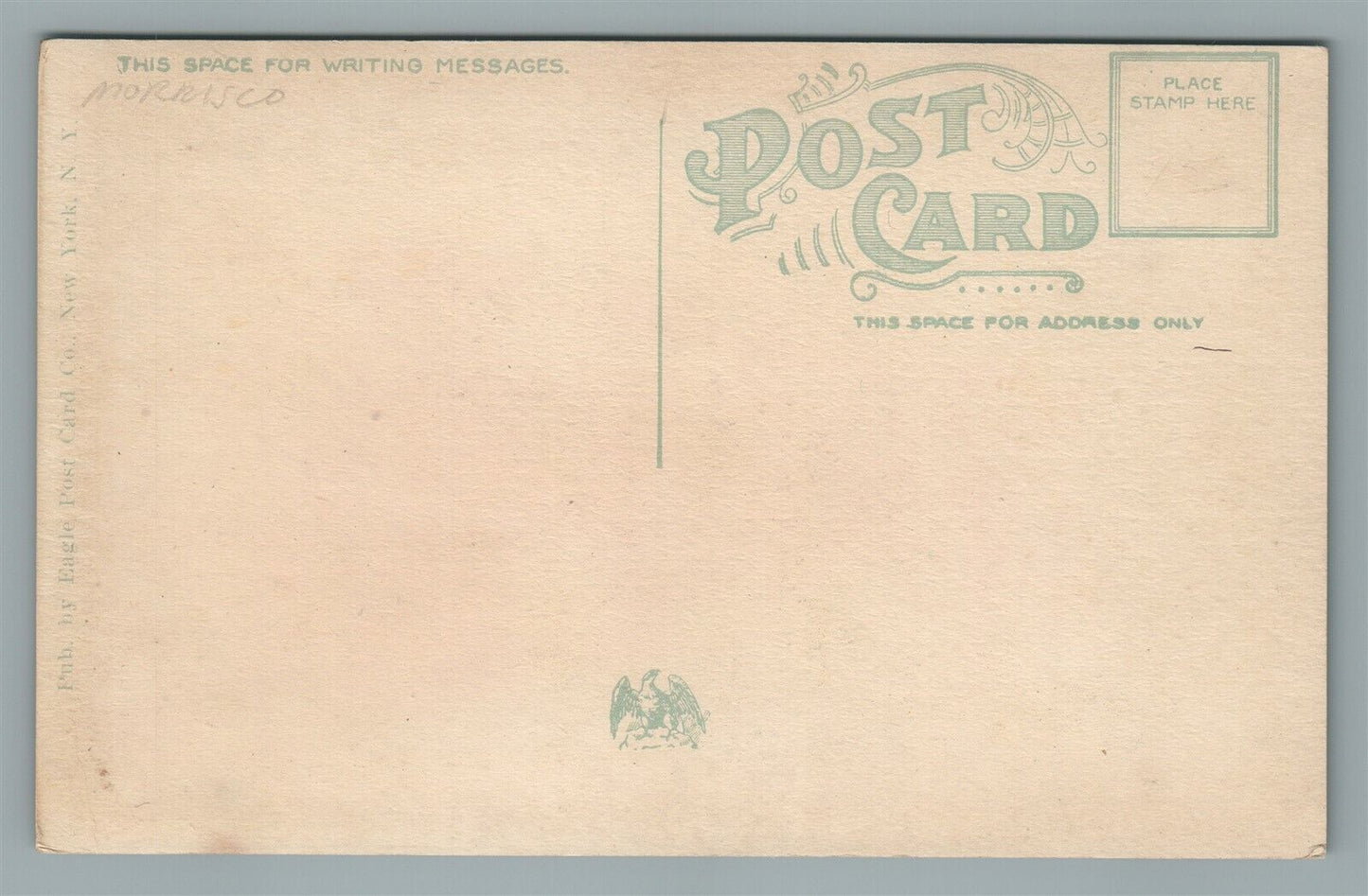 MORRISTOWN NJ POST OFFICE ANTIQUE POSTCARD
