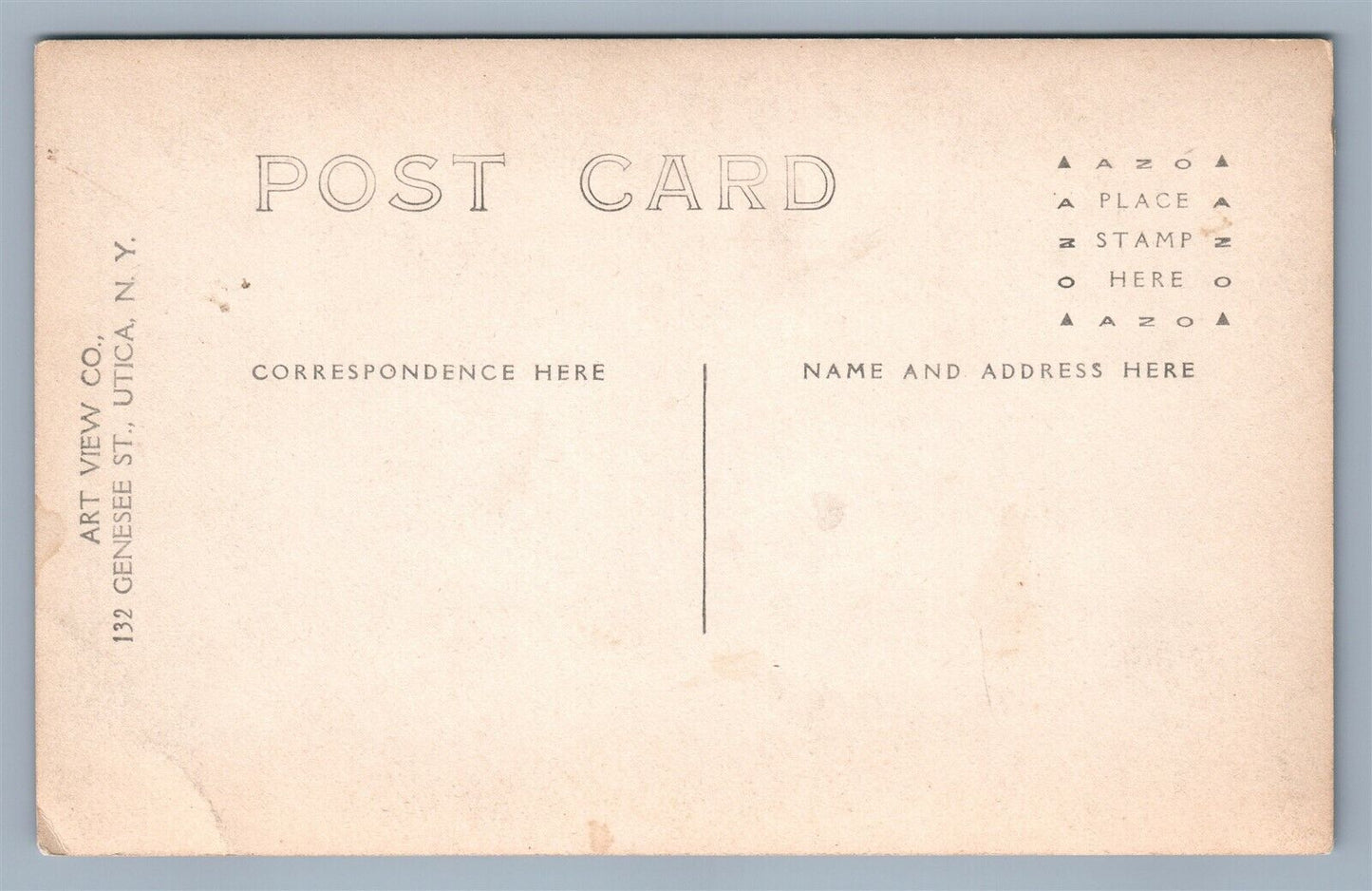 UTICA NY SCENE ANTIQUE REAL PHOTO POSTCARD RPPC