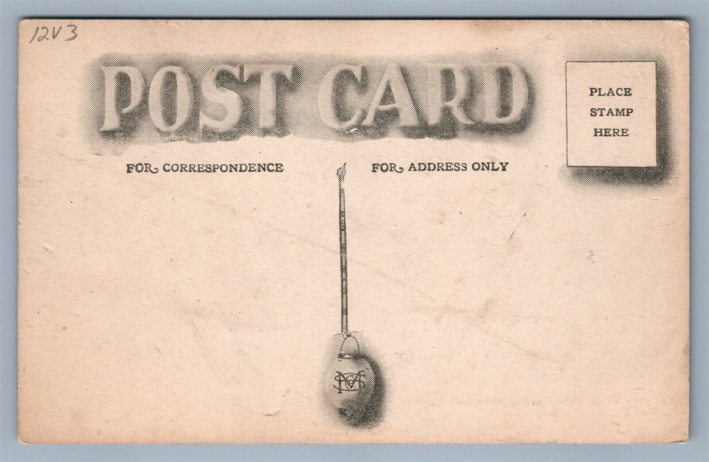 NORTHERN MINNESOTA LOGGING AT 40 BELOW ZERO ANTIQUE POSTCARD