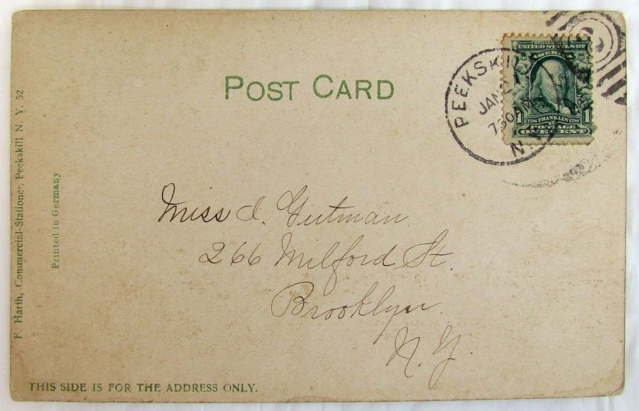 PEEKSKILL N.Y. BAY & ST.GABRIEL'S ANTIQUE POSTCARD