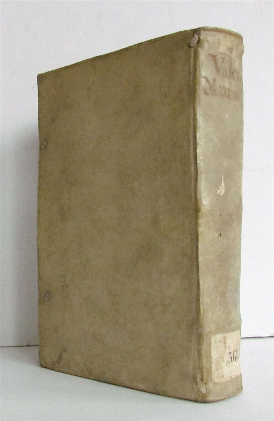 1575 PLANTIN PUBLISHING VALERIUS MAXIMUS VELLUM antique 16th Century