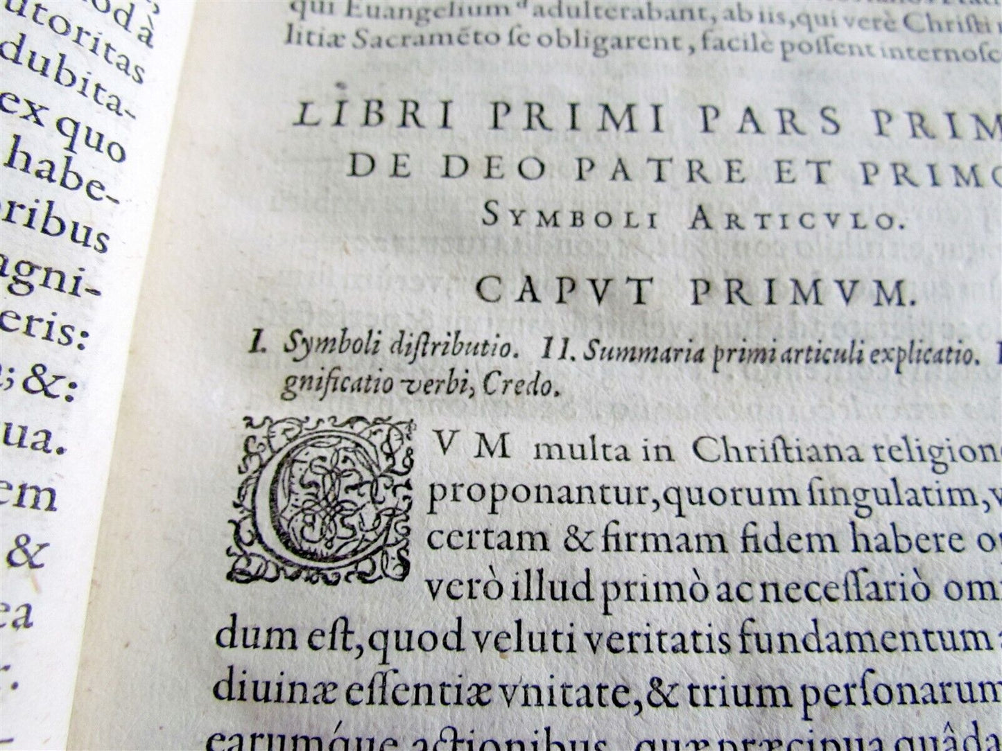 1577 Catechismus ex decreto concilii Tridentini ANTIQUE 16th CENTURY vellum