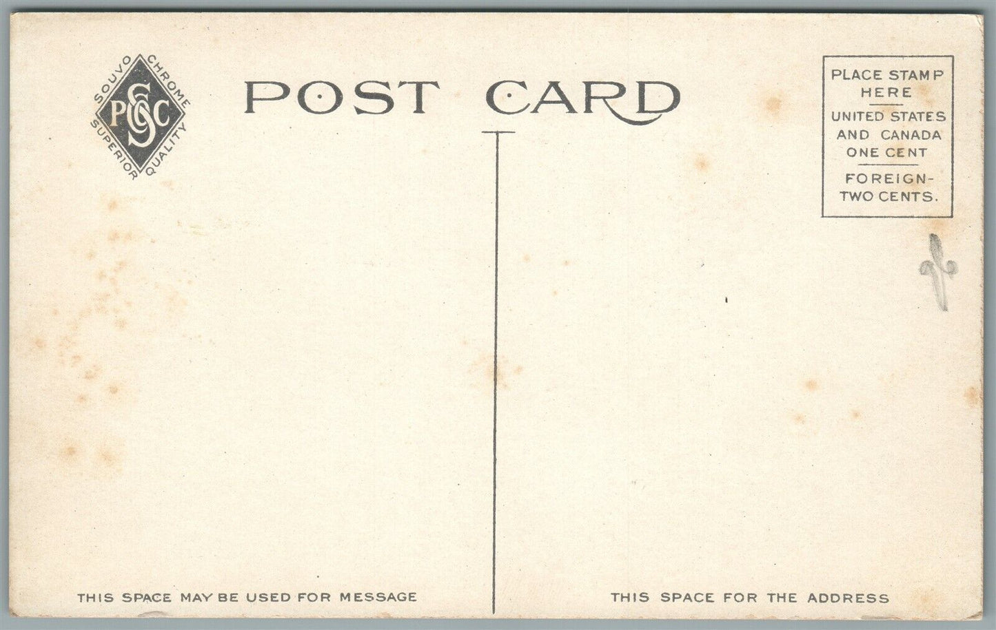 FRANKFORD PA HOSPITAL ANTIQUE POSTCARD