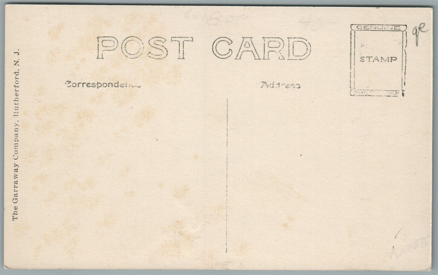 WHITE HOUSE NJ RYMAN FARM ANTIQUE REAL PHOTO POSTCARD RPPC