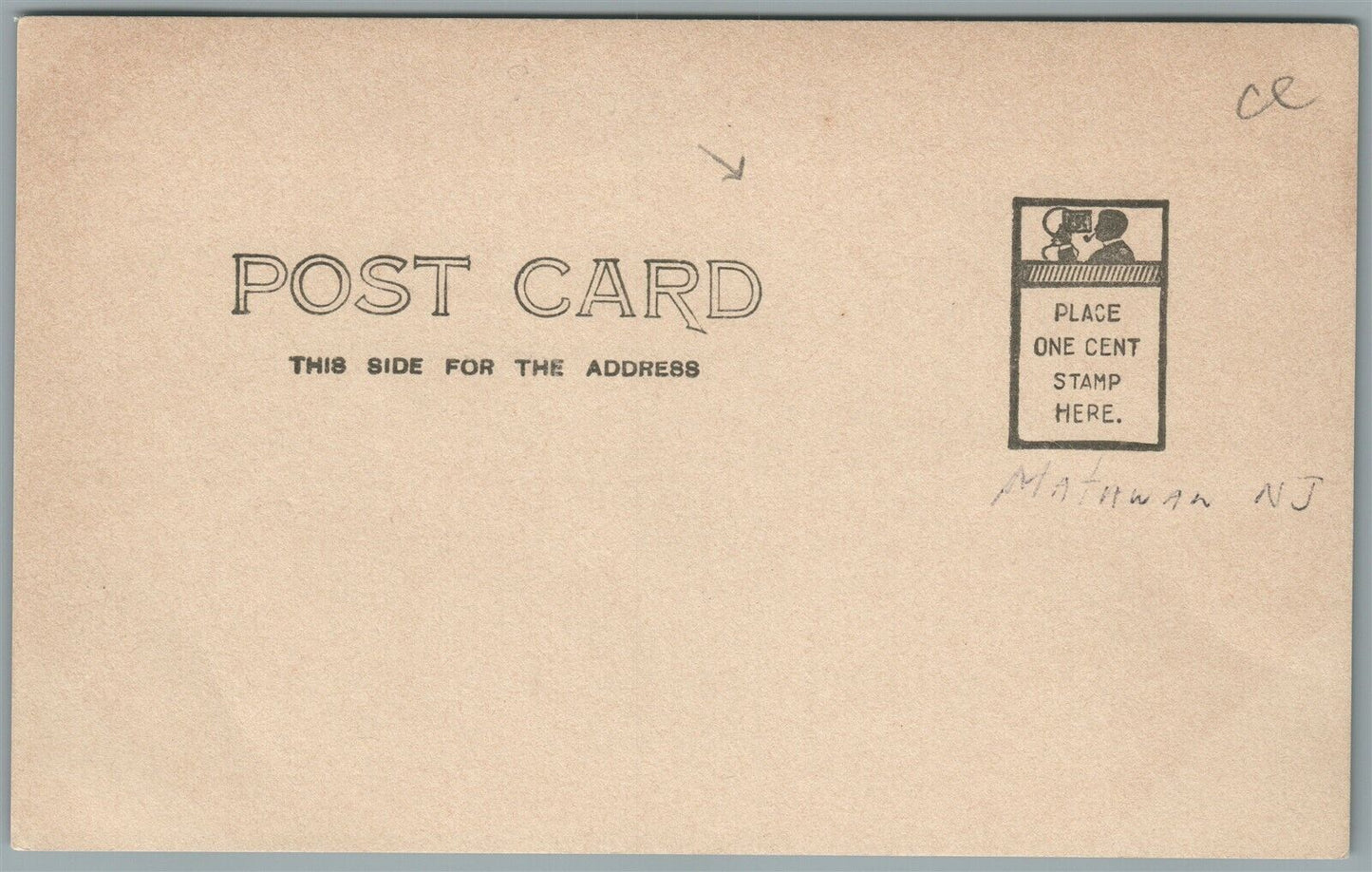 MATAWAN NJ GRADED SCHOOL ANTIQUE REAL PHOTO POSTCARD RPPC