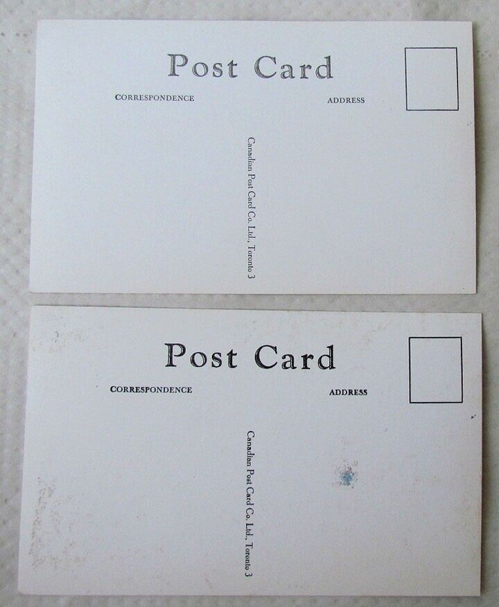 LOT OF 2 VINTAGE RPPC REAL PHOTO POSTCARDS - SKAGWAY & WHITE HORSE RAPIDS ALASKA