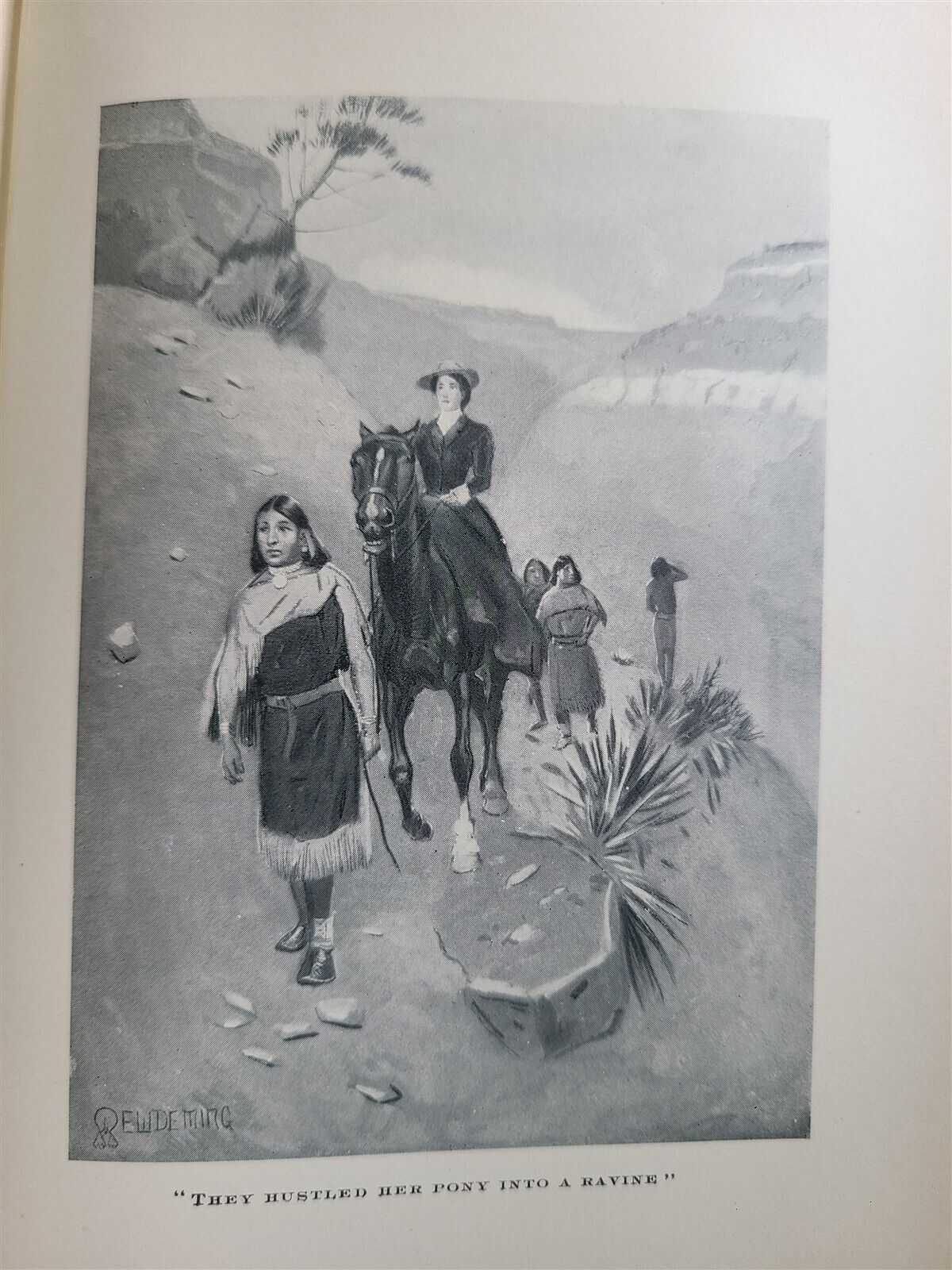 1903 AN APACHE PRINCESS GENERAL CHARLES KING antique AMERICANA illustrated