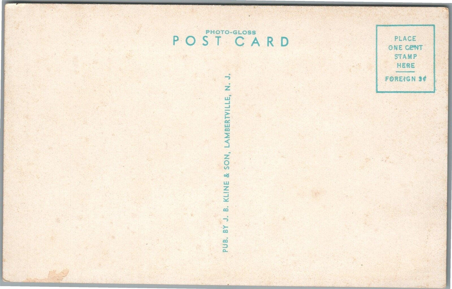 WASHINGTON CROSSING NJ McKONKEY HOUSE ANTIQUE POSTCARD