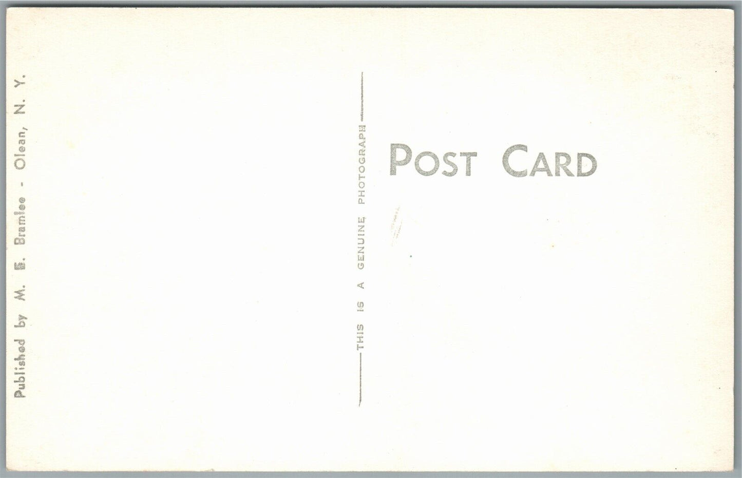 OLEAN NY MT. HERMAN VINTAGE REAL PHOTO POSTCARD RPPC