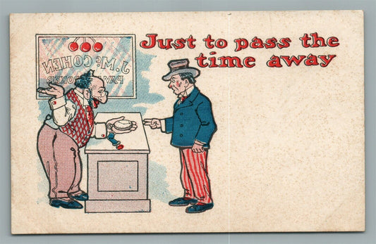 J.M.COHEN COMIC ANTIQUE POSTCARD JUDAICA