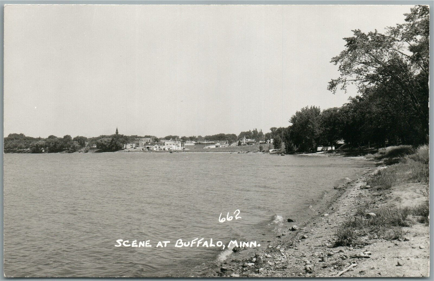 BUFFALO MN SCENE VINTAGE REAL PHOTO POSTCARD RPPC