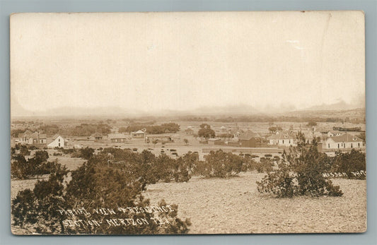 MERIZON TX RESIDENCE SECTION ANTIQUE REAL PHOTO POSTCARD RPPC