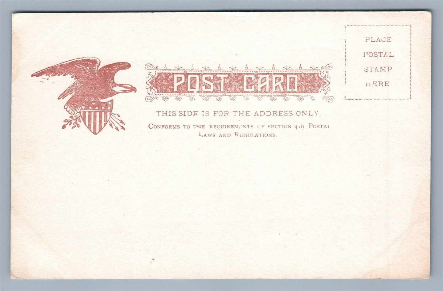 RAM ISLAND ME LIGHTHOUSE ANTIQUE POSTCARD