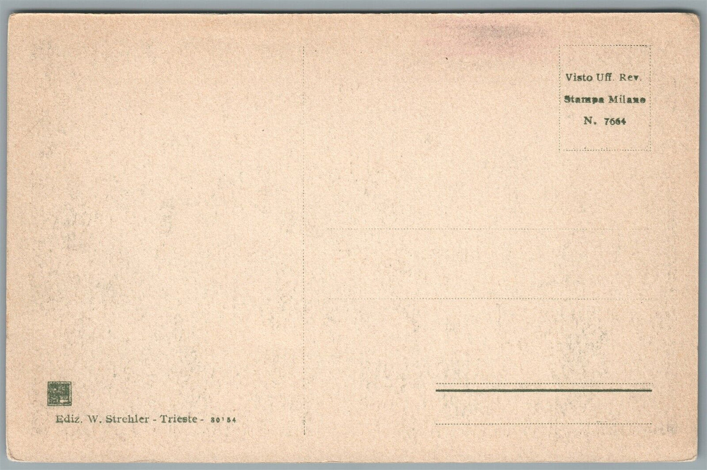 ITALY TRIESTE VEDUTA DEL PORTO ANTIQUE POSTCARD