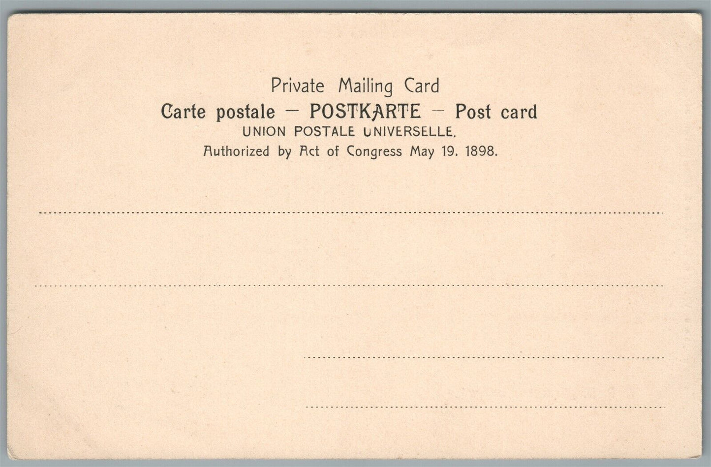 STEAMSHIP R.P.D. GROSSER KURFURST SHIP ANTIQUE POSTCARD