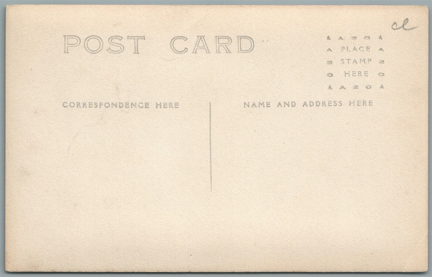 BLAINE ME FAIRFIELD STREET ANTIQUE REAL PHOTO POSTCARD RPPC