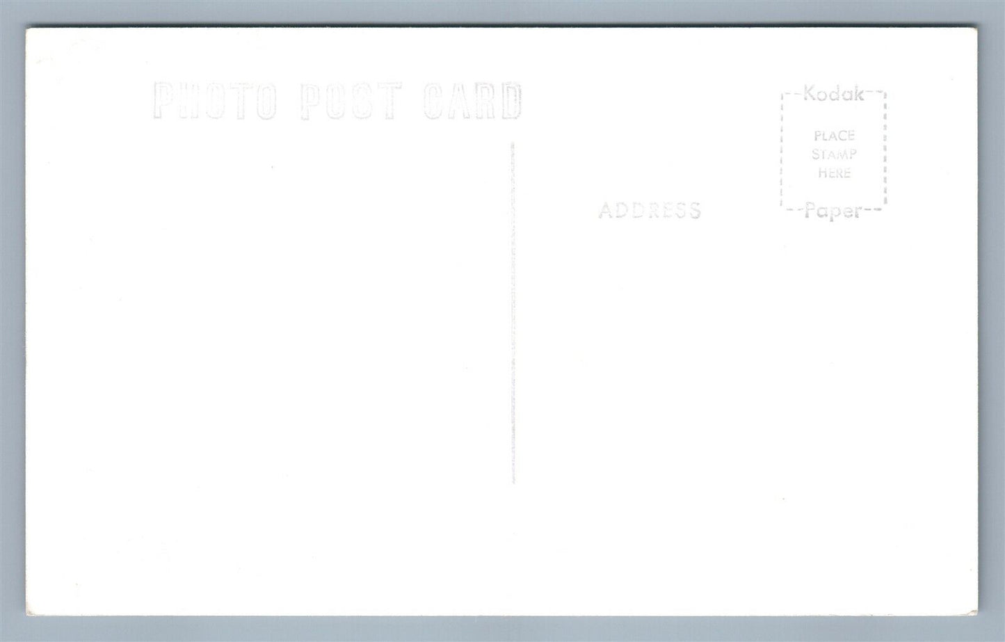 EXAGGERATED JACK RABBIT STOPPING CAR VINTAGE REAL PHOTO POSTCARD RPPC