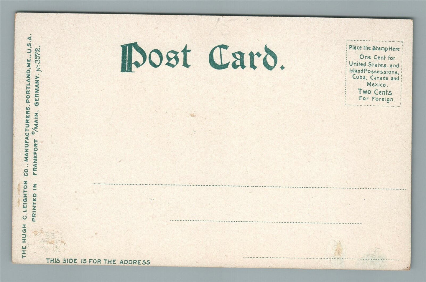 HIGHLANDS OF NAVESINK NJ ANTIQUE POSTCARD