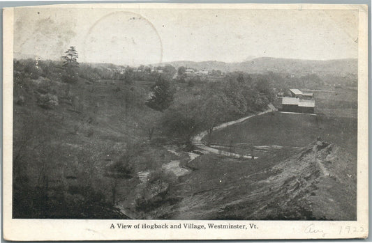 WESTMINSTER VT GENERAL VIEW ANTIQUE POSTCARD