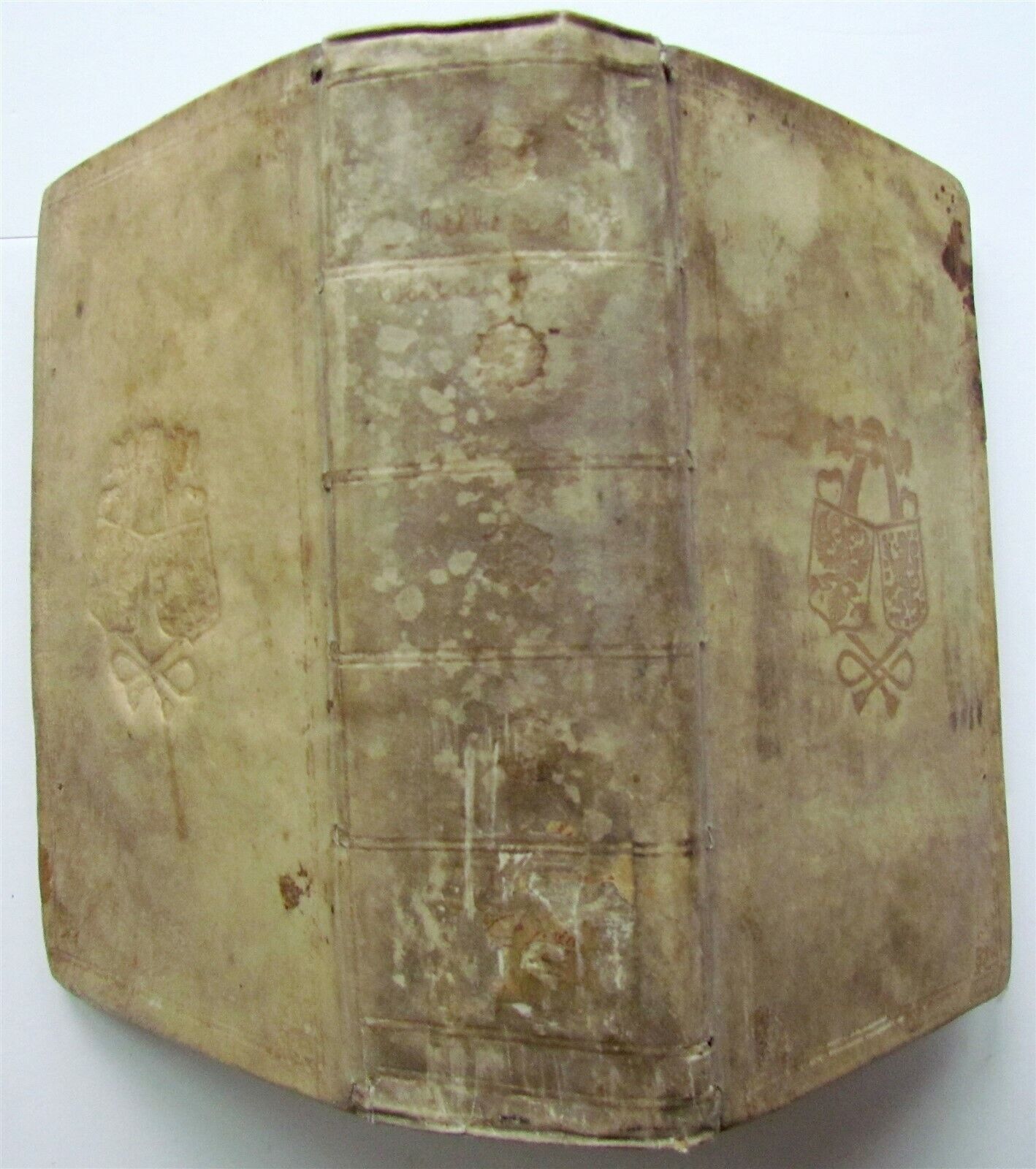 1719 PRIZED VELLUM BINDING ROMAN HISTORY by VELLEIUS PATERCULUS antique