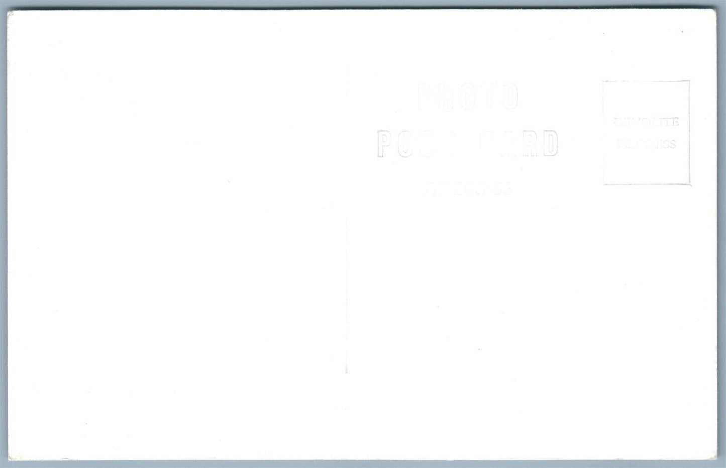 INDIAN MAN EATER TOTEM & FEDERAL BLDG WRANGELL ALASKA VINTAGE REAL PHOTO RPPC