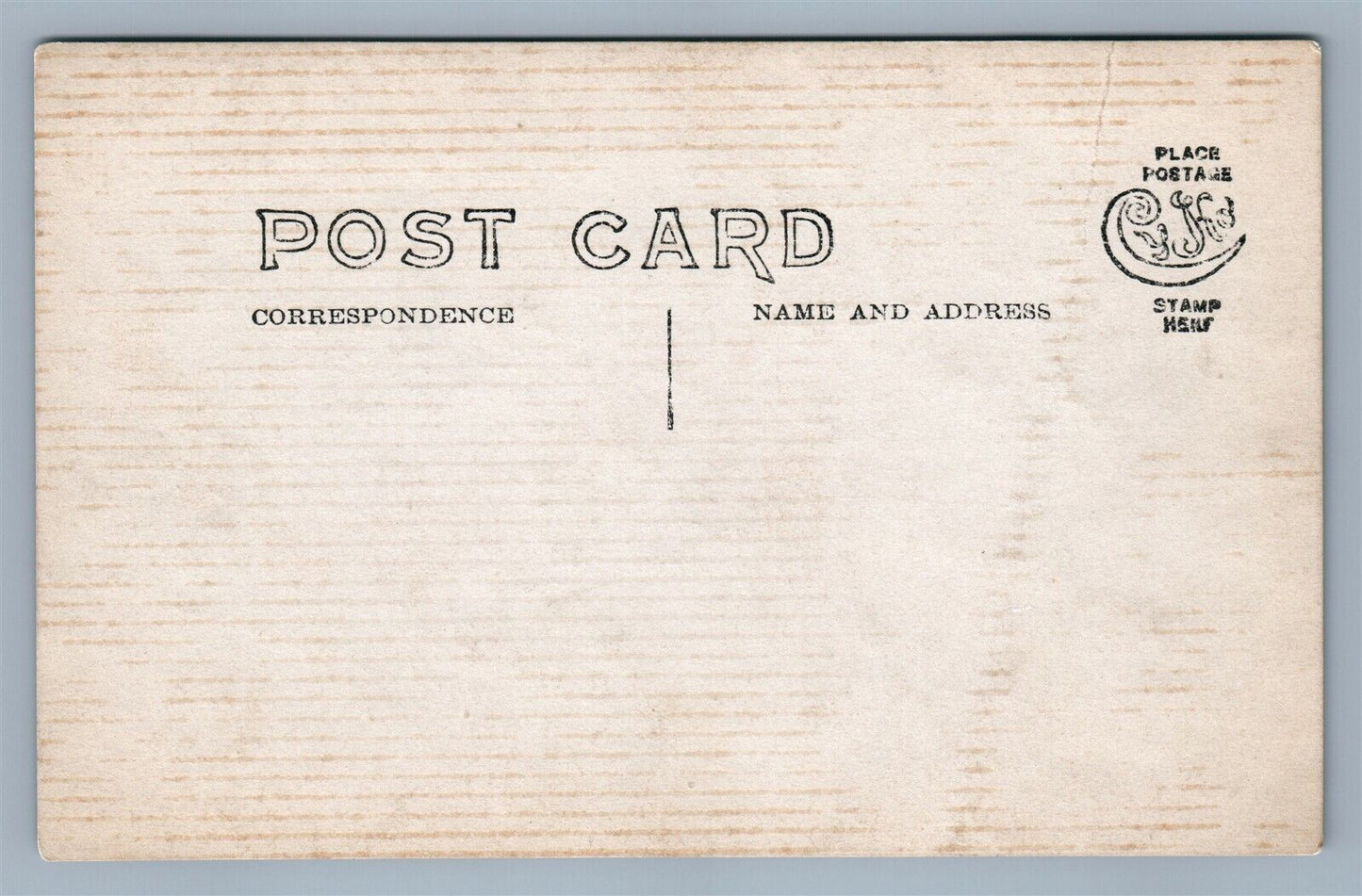 MEN PLAYING CARDS ANTIQUE REAL PHOTO POSTCARD RPPC