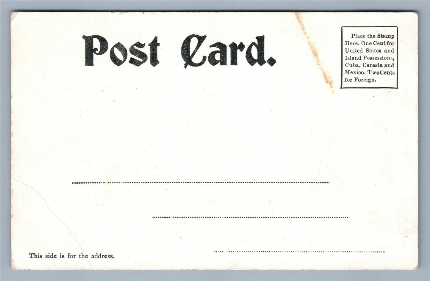 LAKE WINNIPESAUKEE NH US MAIL STEAMER UNCLE SAM ANTIQUE POSTCARD