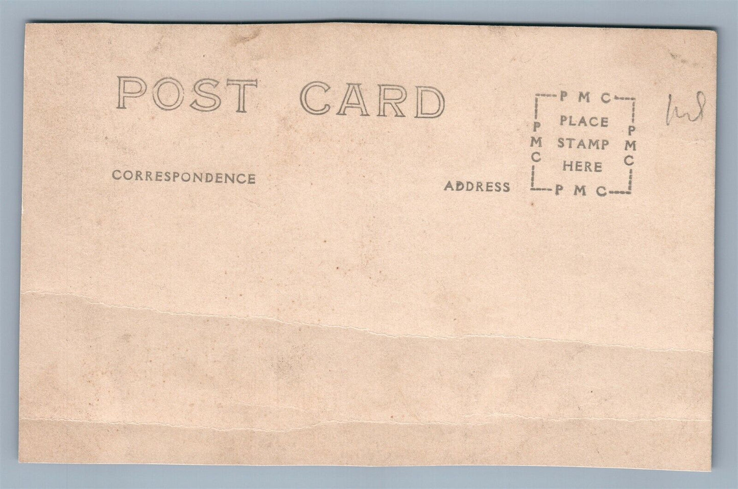 SMALL GIRL POSING ON HORSE PATRIOTIC BACKGROUND ANTIQUE REAL PHOTO POSTCARD RPPC
