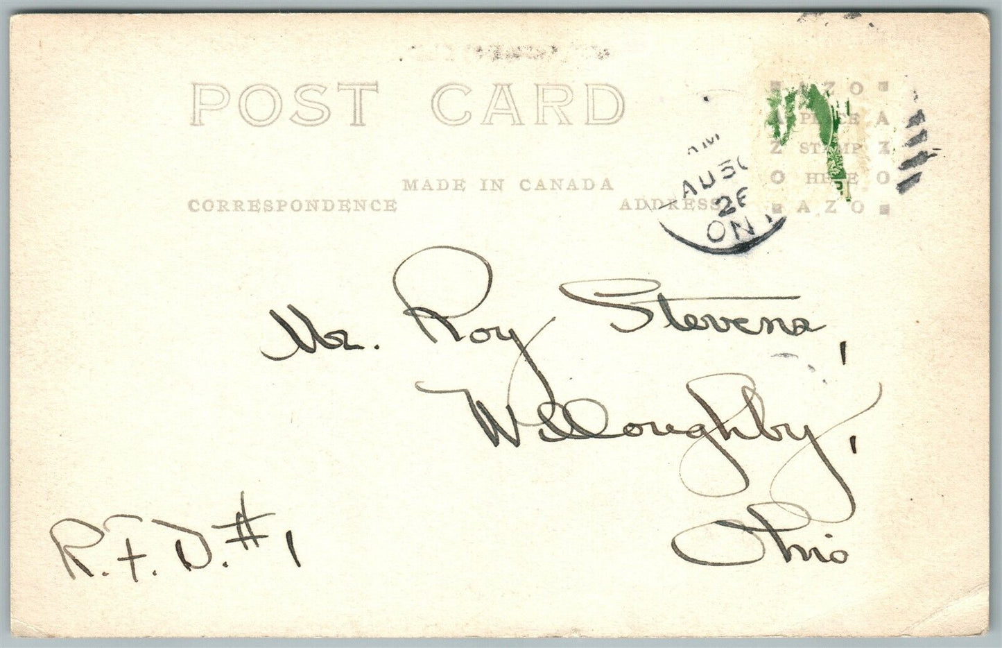 LAKEFIELD ONT. CANADA FISHING EXAGGERATED ANTIQUE REAL PHOTO POSTCARD RPPC