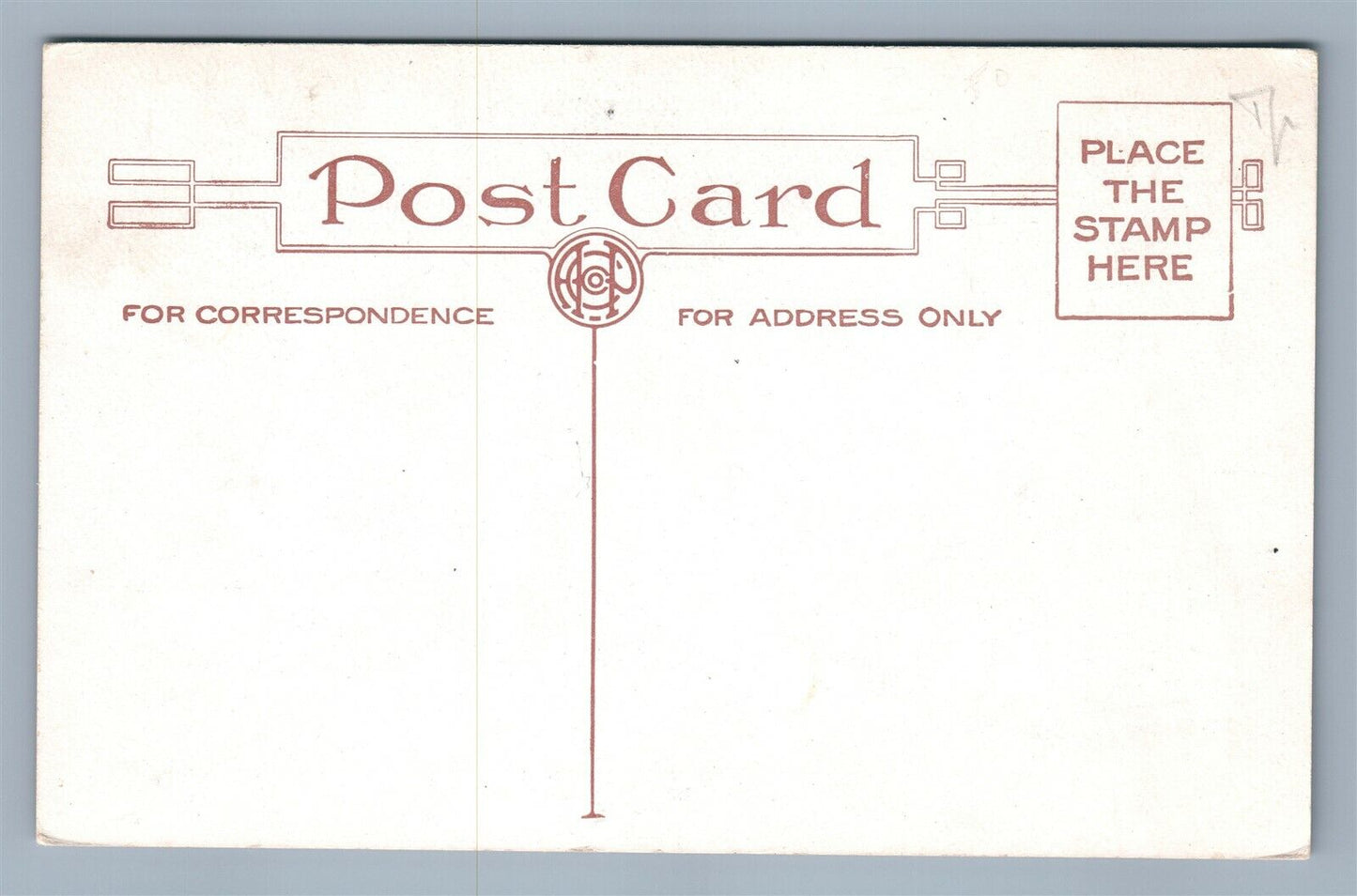 FISHING WOMAN PATRIOTIC ANTIQUE POSTCARD