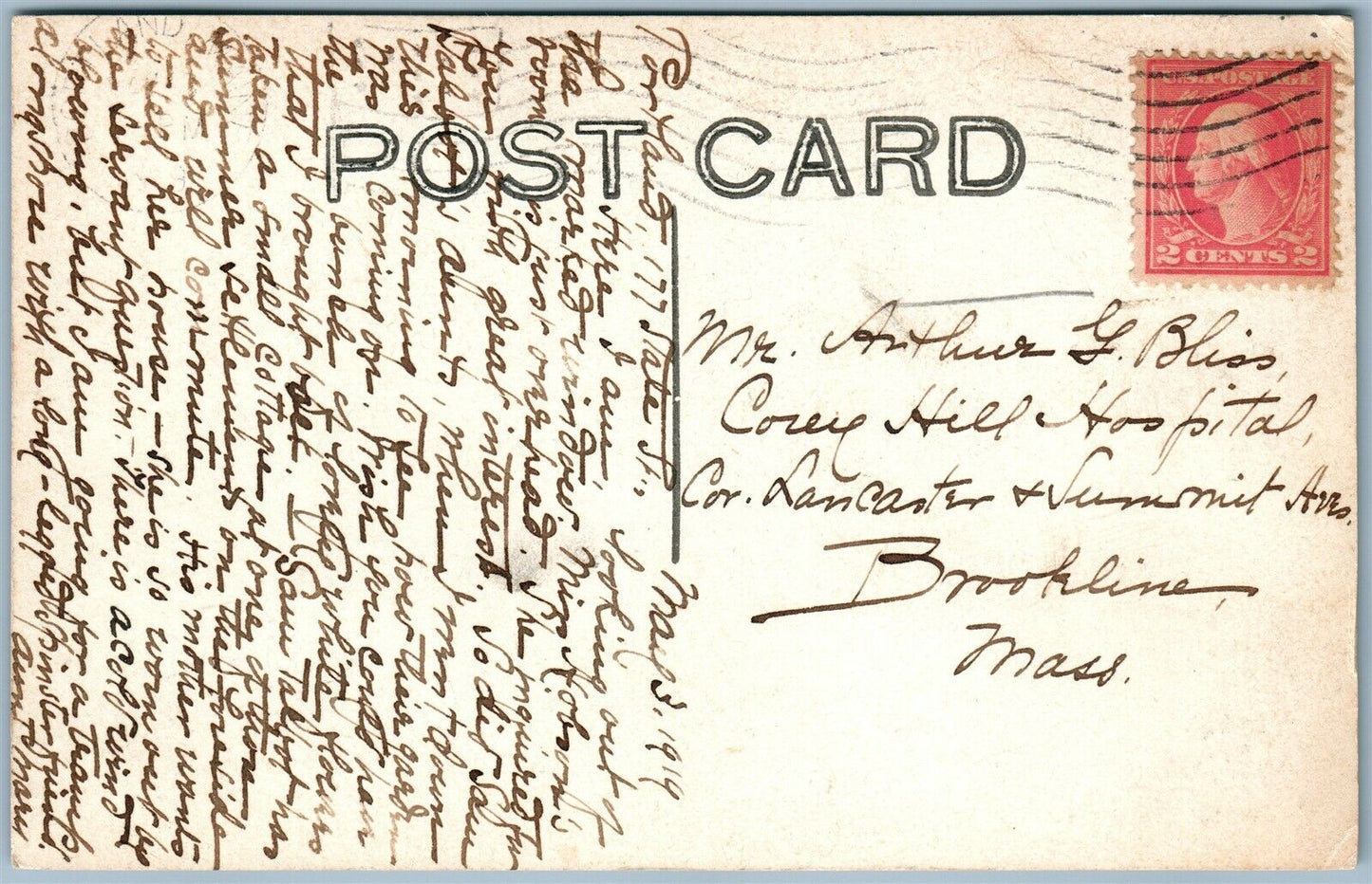 PORTLAND ME STATE STREET VINTAGE REAL PHOTO POSTCARD RPPC