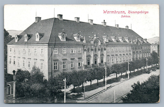 WARMBRUNN RIESENGEBIRGE SCHLOSS GERMANY ANTIQUE POSTCARD