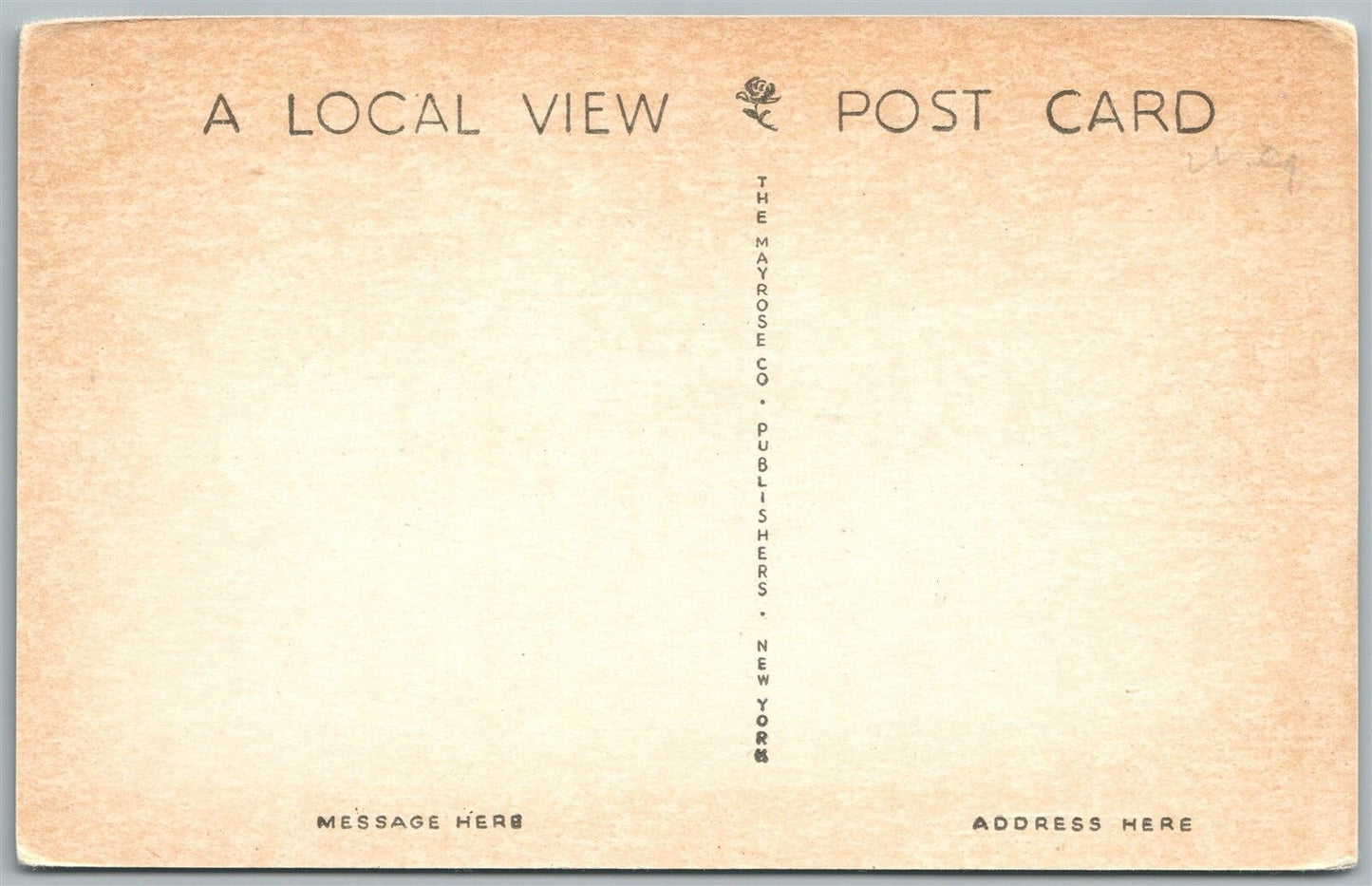 STATE OF NEW JERSEY MAP NJ VINTAGE POSTCARD