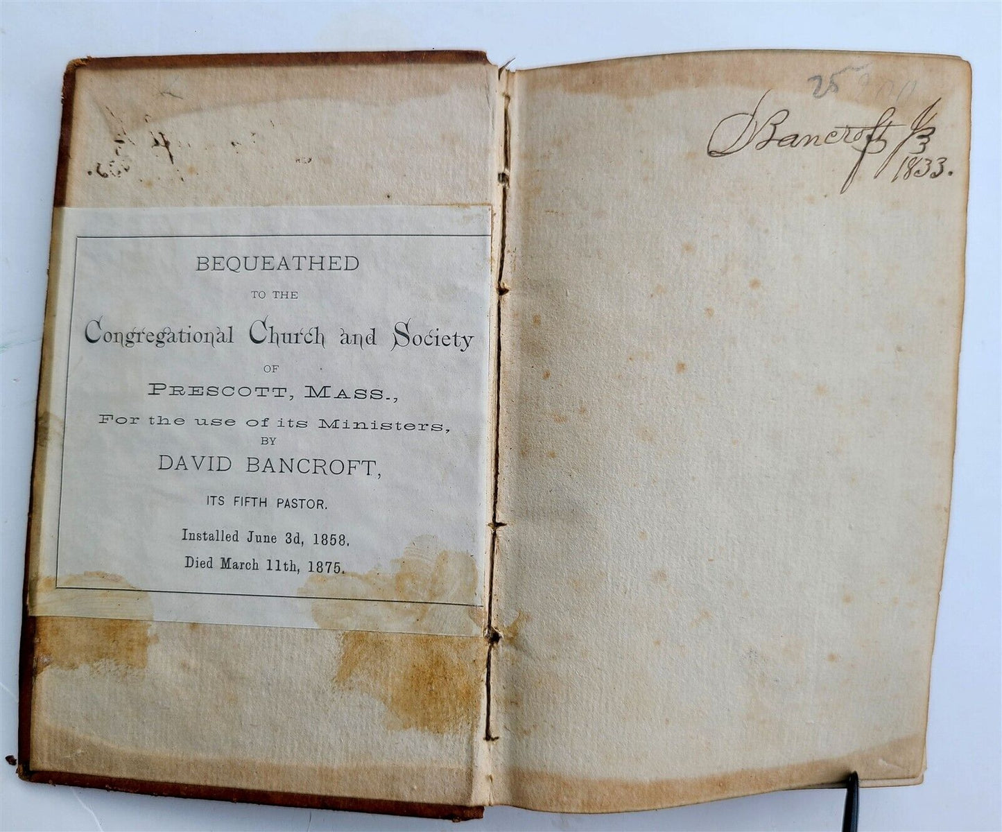 1792 SERMONS by HUGH BLAIR antique NEW YORK AMERICANA Vol. I