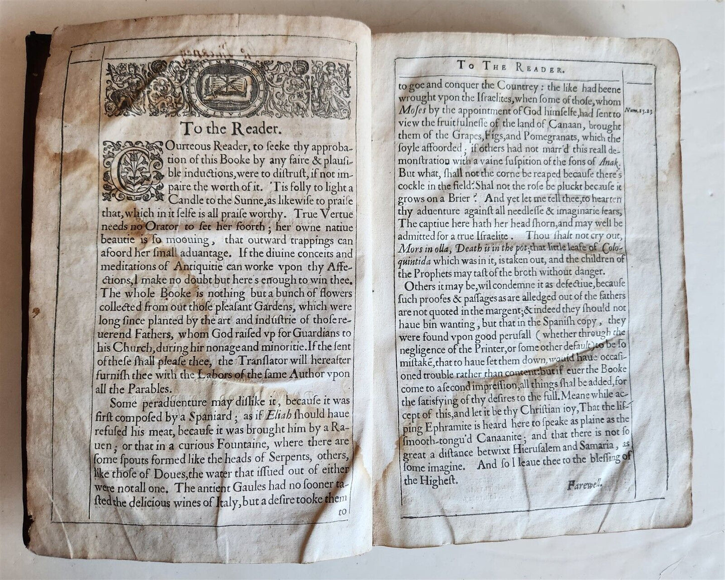 1629 SERMONS by FONSECA antique in ENGLISH