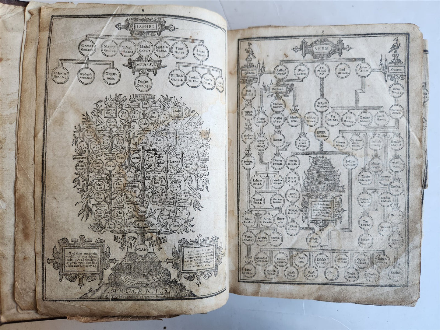 1629 BIBLE in ENGLISH antique ILLUSTRATED Old & New Testament