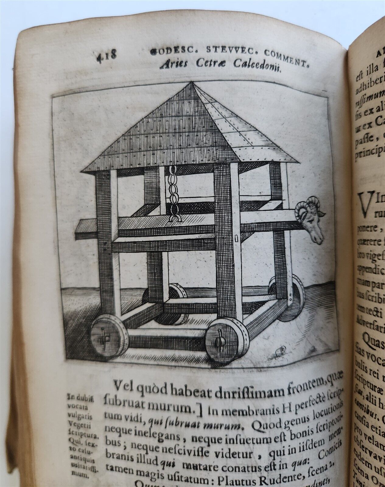 1670 MILITARY HISTORY ILLUSTRATED antique VELLUM BOUND