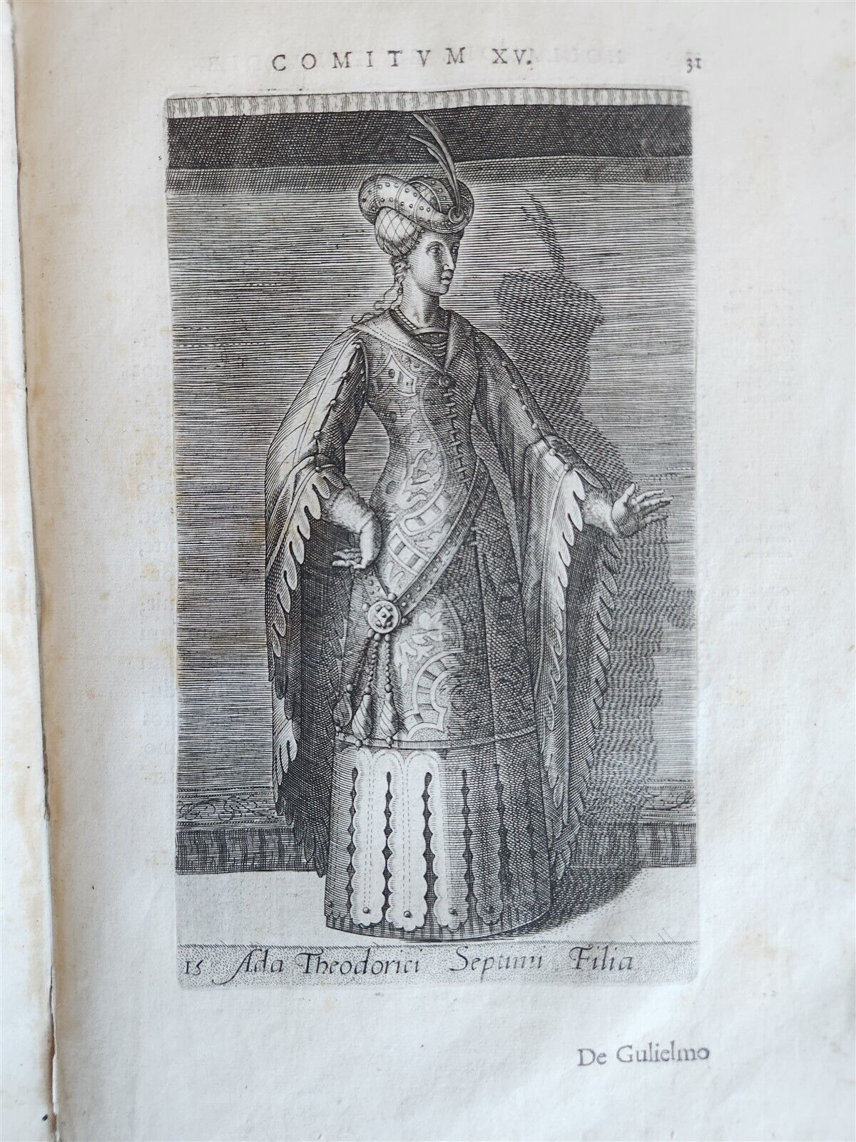 1584 HISTORY of HOLLAND antique ILLUSTRATED vellum bound Netherlands 16th CENT.