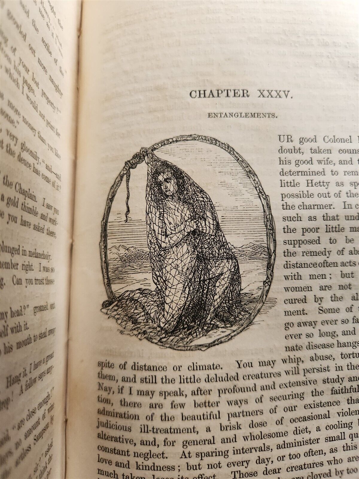 1858 THE VIRGINIANS by THACKERAY 2 VOLUMES antique Americana ILLUSTRATED