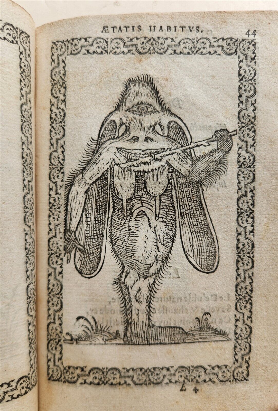 1572 FAMOUS COSTUME WORK Jacobi Sluperii antique ILLUSTRATED w/119 WOODCUTS RARE