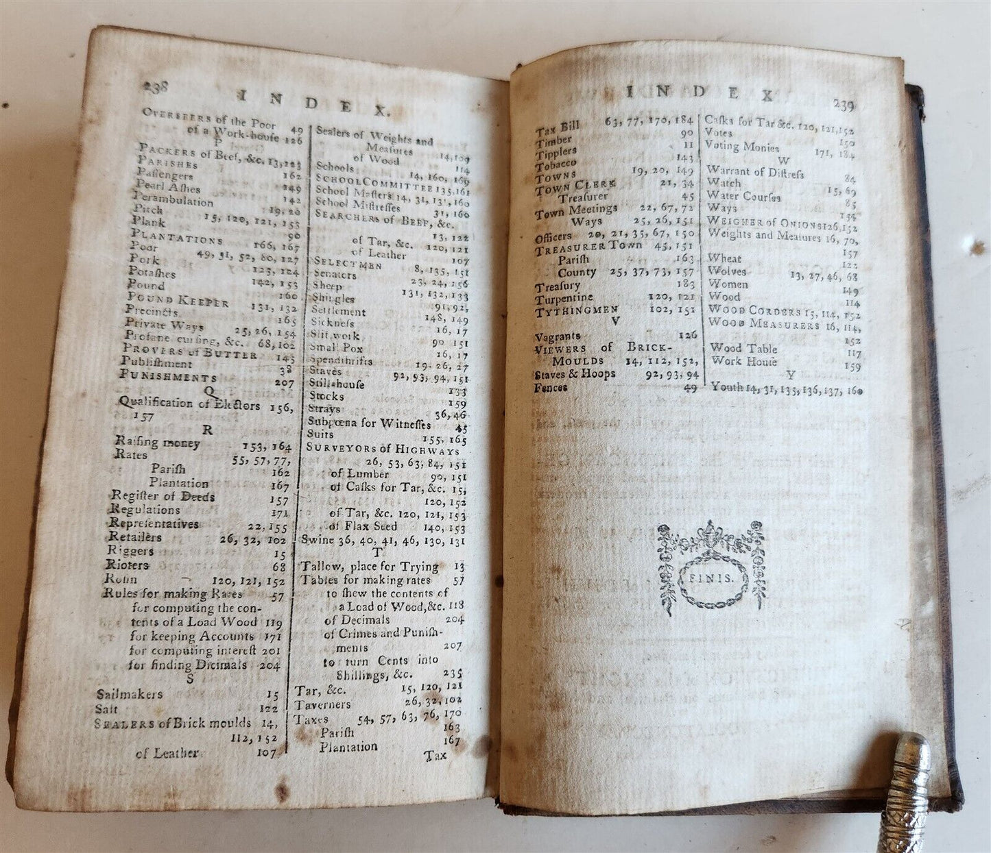 1793 TOWN OFFICER by SAMUEL FREEMAN antique in ENGLISH Boston AMERICANA